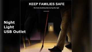 Veilleuse à prise USB inviolable 5V 4,8A