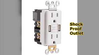Prise GFCI sécurisée Un USB vous protège